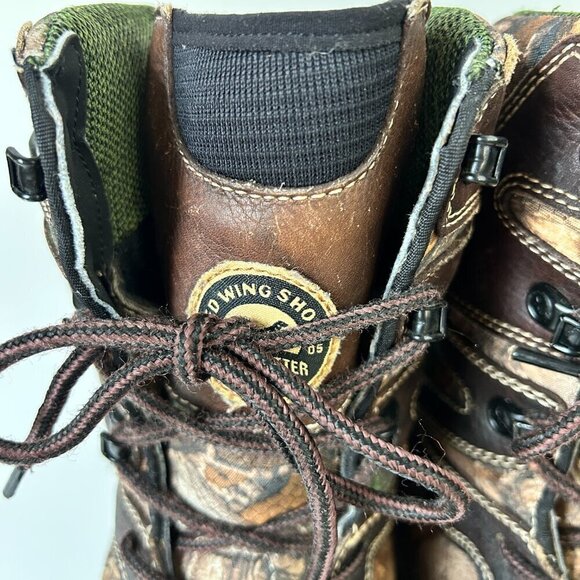 Red Wing Boots Mens 10 Brown Camo Irish Setter 600g Hunt ScentBan Primaloft Work main image 16
